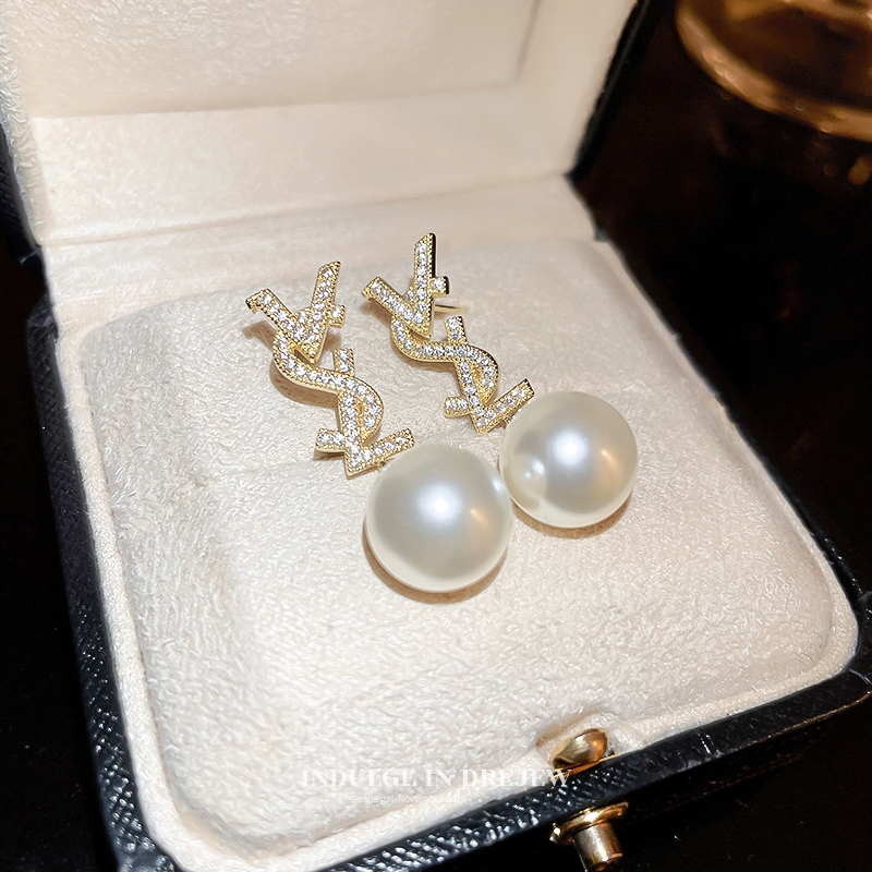 TOP Yves Saint Laurent YSL Earrings - Gold