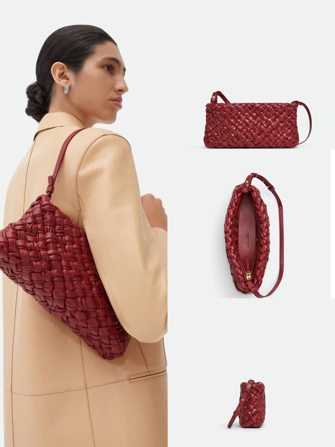 TOP Bottega Veneta BV Kalimero cha cha Bag 28.5x15x6cm - 5 Color