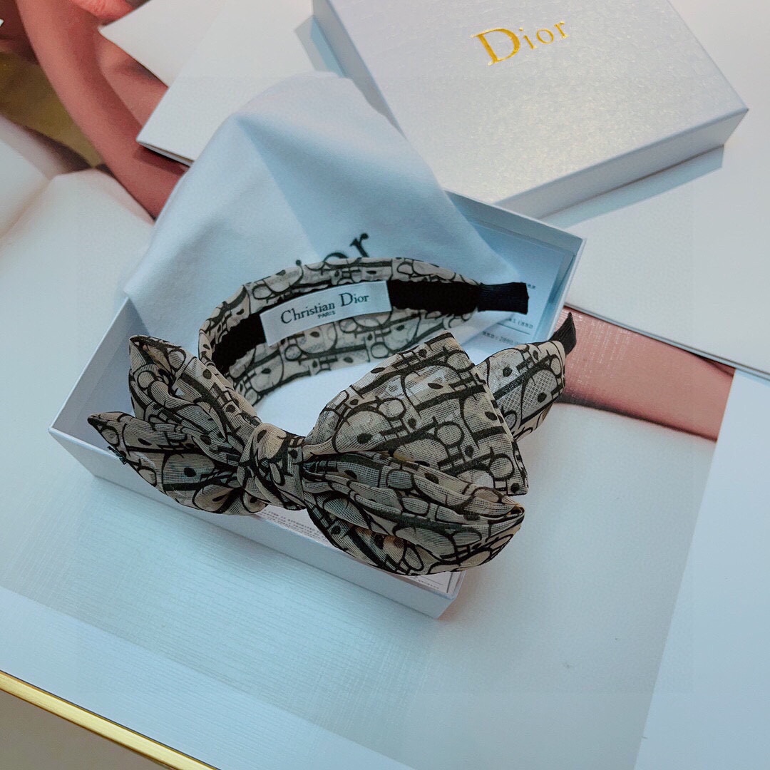 TOP Christian Dior Fashion Butterfly hair hoop