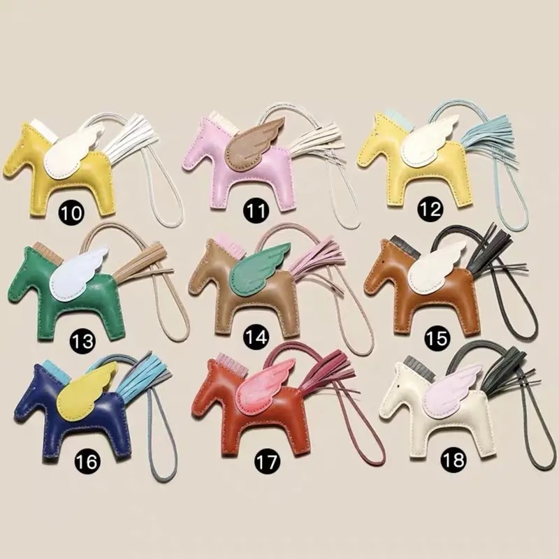 TOP HERMES Pony Pendant - 50 Colors