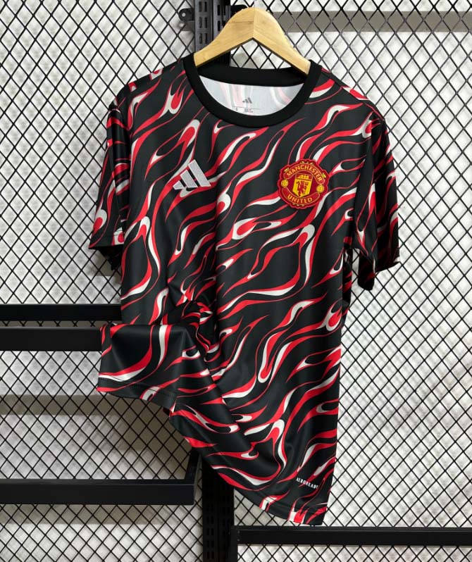 2025/2026 Manchester United Special Edition Red and black Football Shirt 1:1 Thai Quality