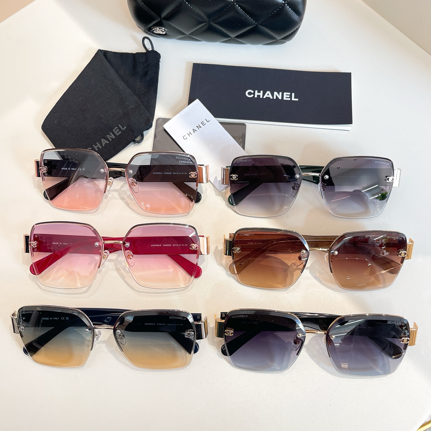 TOP CHANEL Sunglasses - 6 Colors
