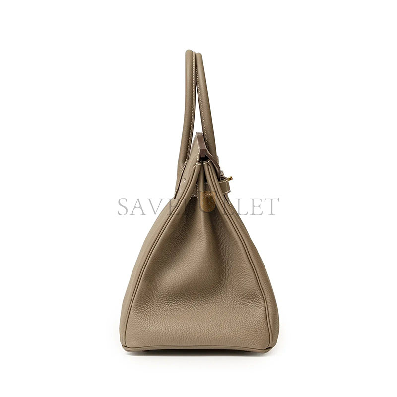HERMÈS MASTER BIRKIN 35 ETOUPE TOGO GOLD HARDWARE (35*28*18cm)