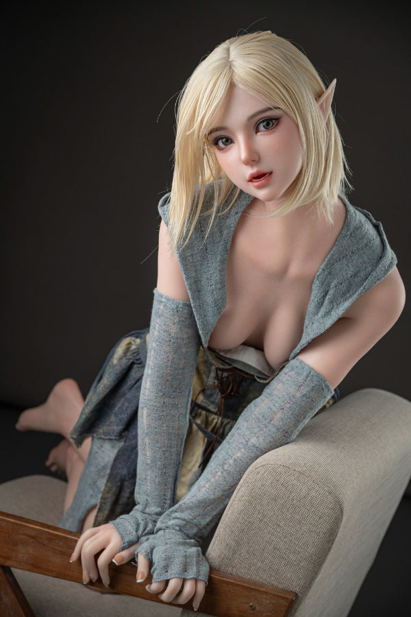 160cm/5ft3 B-cup Blonde Silicone Head Sex Doll - M13 Elara