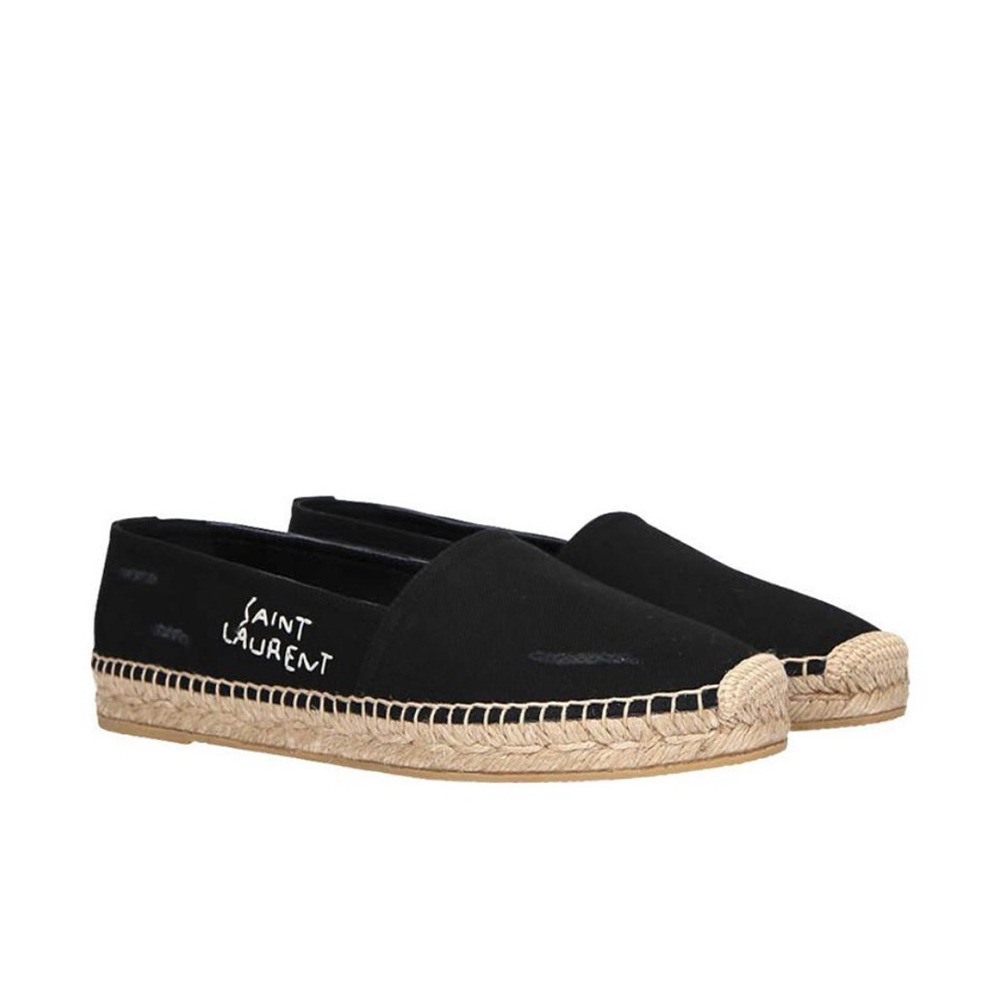 Saint Laurent YSL Fabric Canvas Flats（Replica）