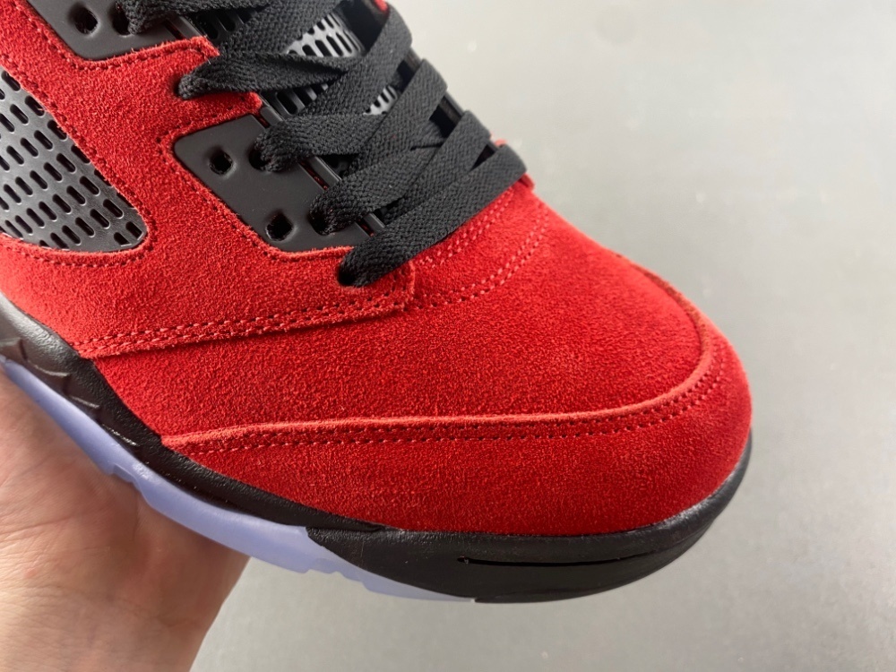 Air Jordan 5 All Red And Black