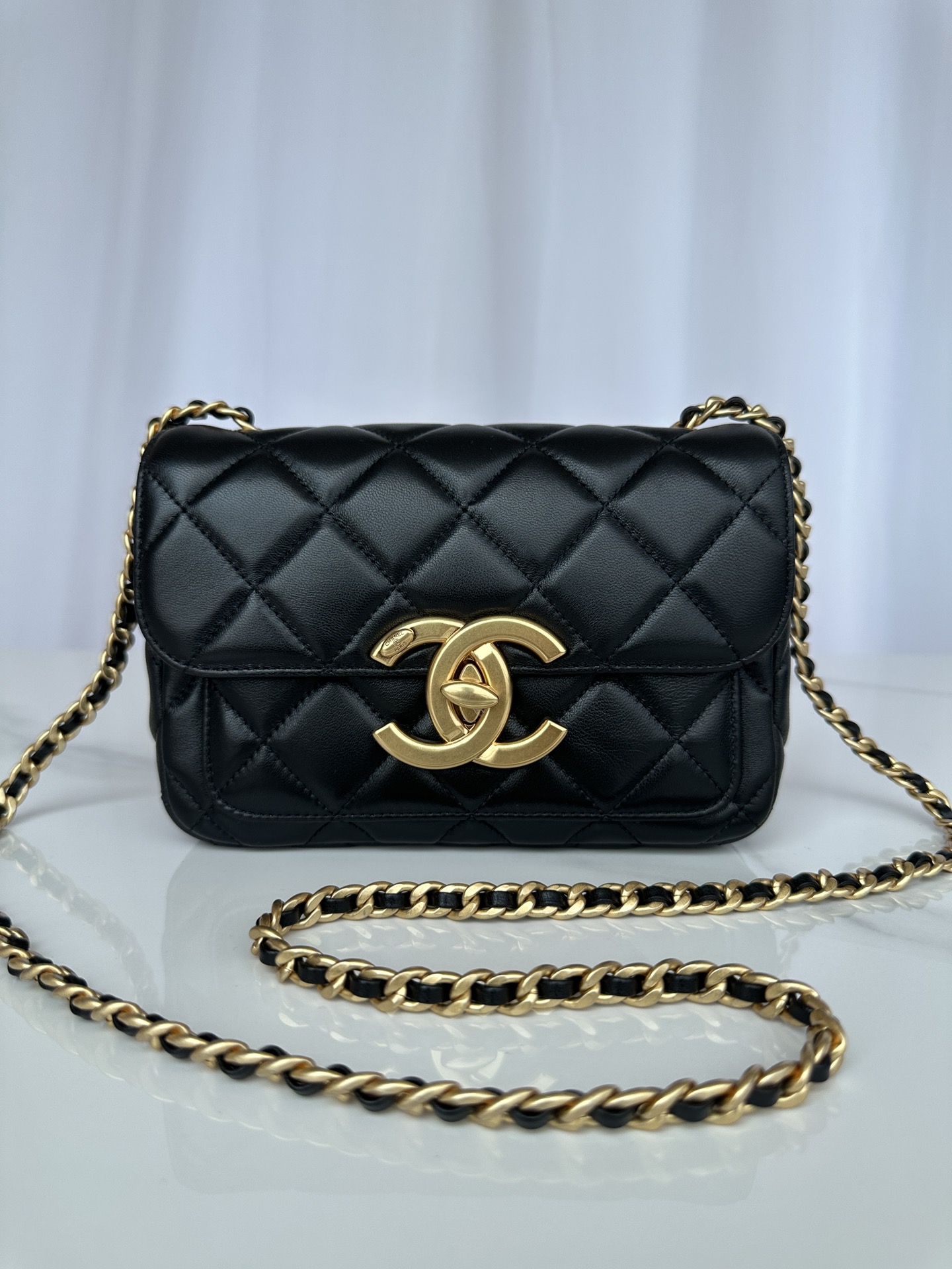 TOP CHANEL Classic Flap Bag 20X8X11cm - 6 Colors