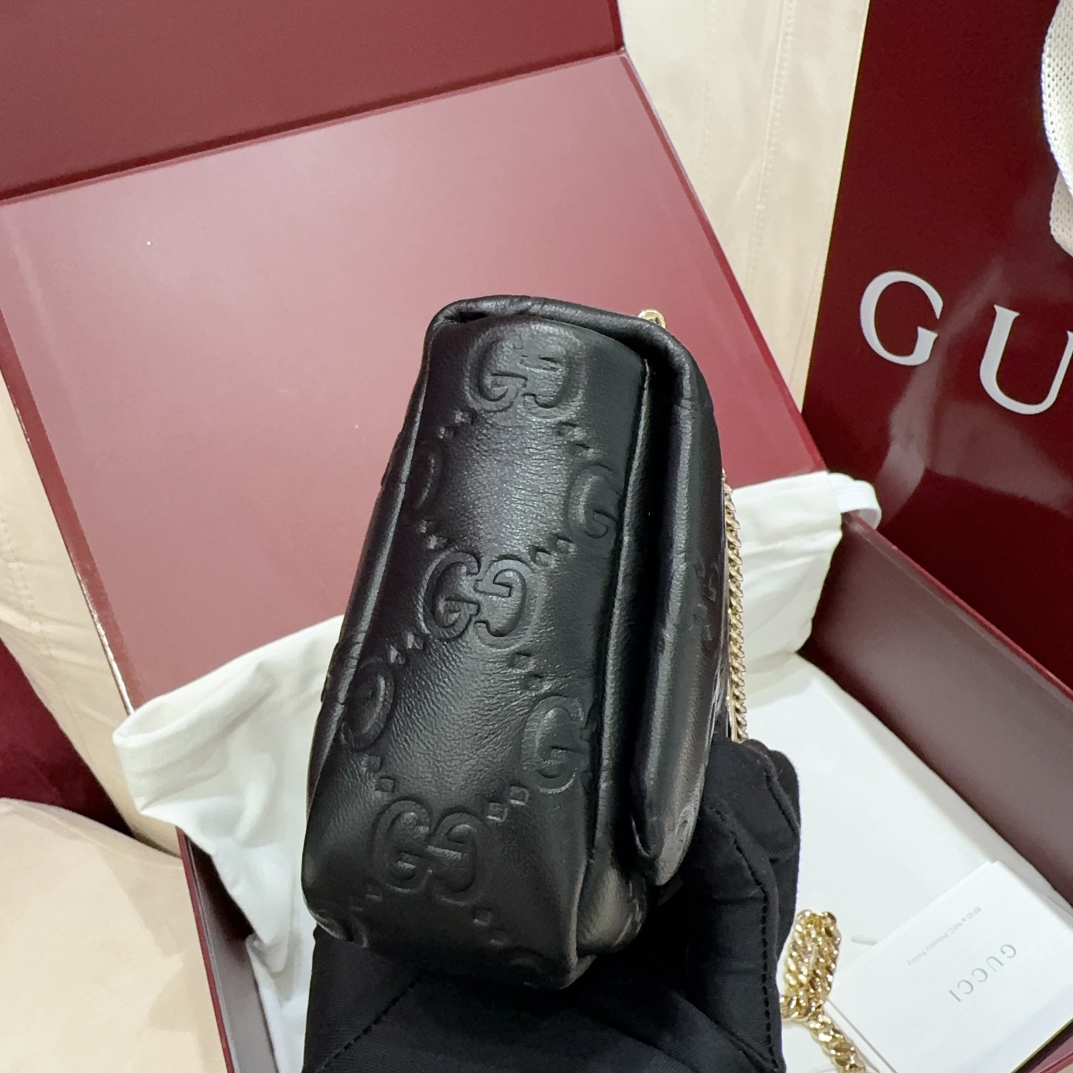 TOP GUCCI G*G Milano Mini bag 21.1*12.4*4.6cm - Black