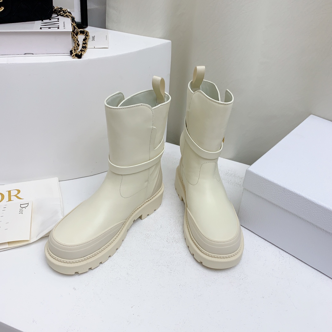 TOP Christian Dior Autumn And Winter New Product Thick Bottom Boots - 4 Colors