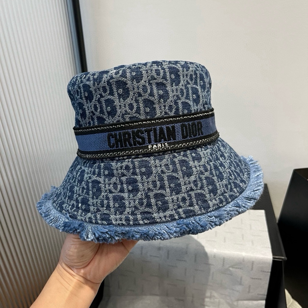 TOP Christian Denim Hat  - Blue