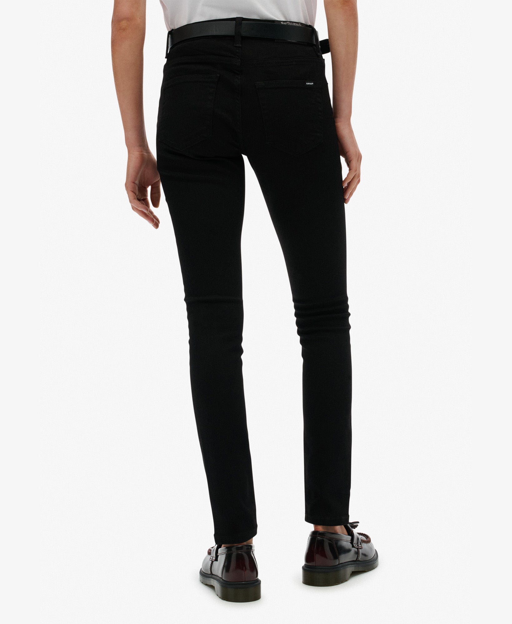 Mid Rise Skinny Jean | Black 30
