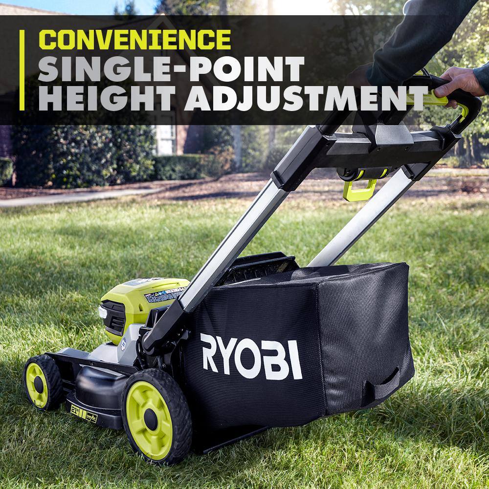 40-Volt HP Brushless 21 in. Cordless Battery Walk Behind Dual-Blade Self-Propelled Mower (Tool Only)