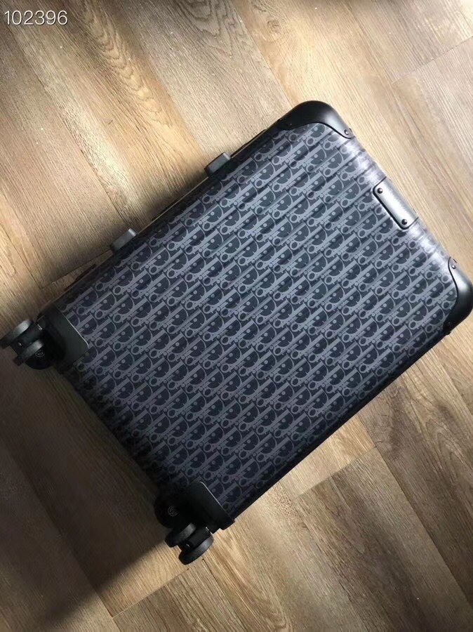 TOP Christian Dior Classic Oblique Logo Pattern Luggage - 3 Colour