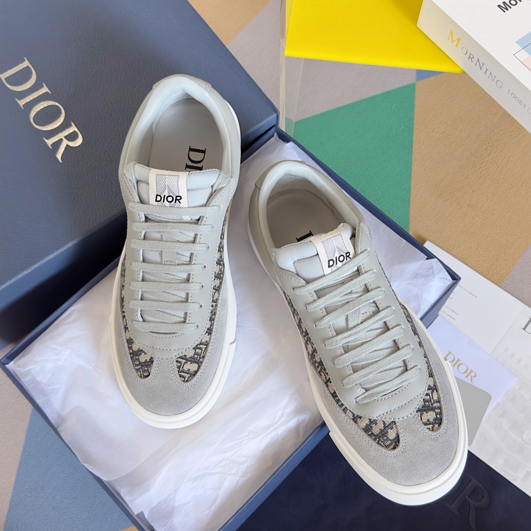 TOP Christian Dior B101 Low Top Sneakers - Gray