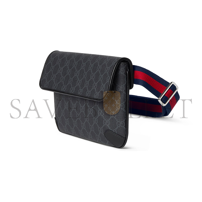 GUCCI GG BLACK SMALL BELT BAG 792091 (24*16.5*6cm)