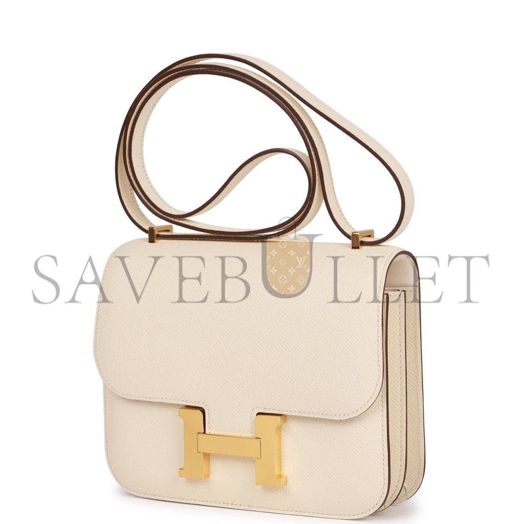 HERMES CONSTANCE 18 EPSOM GOLD HARDWARE (18*15*4cm)