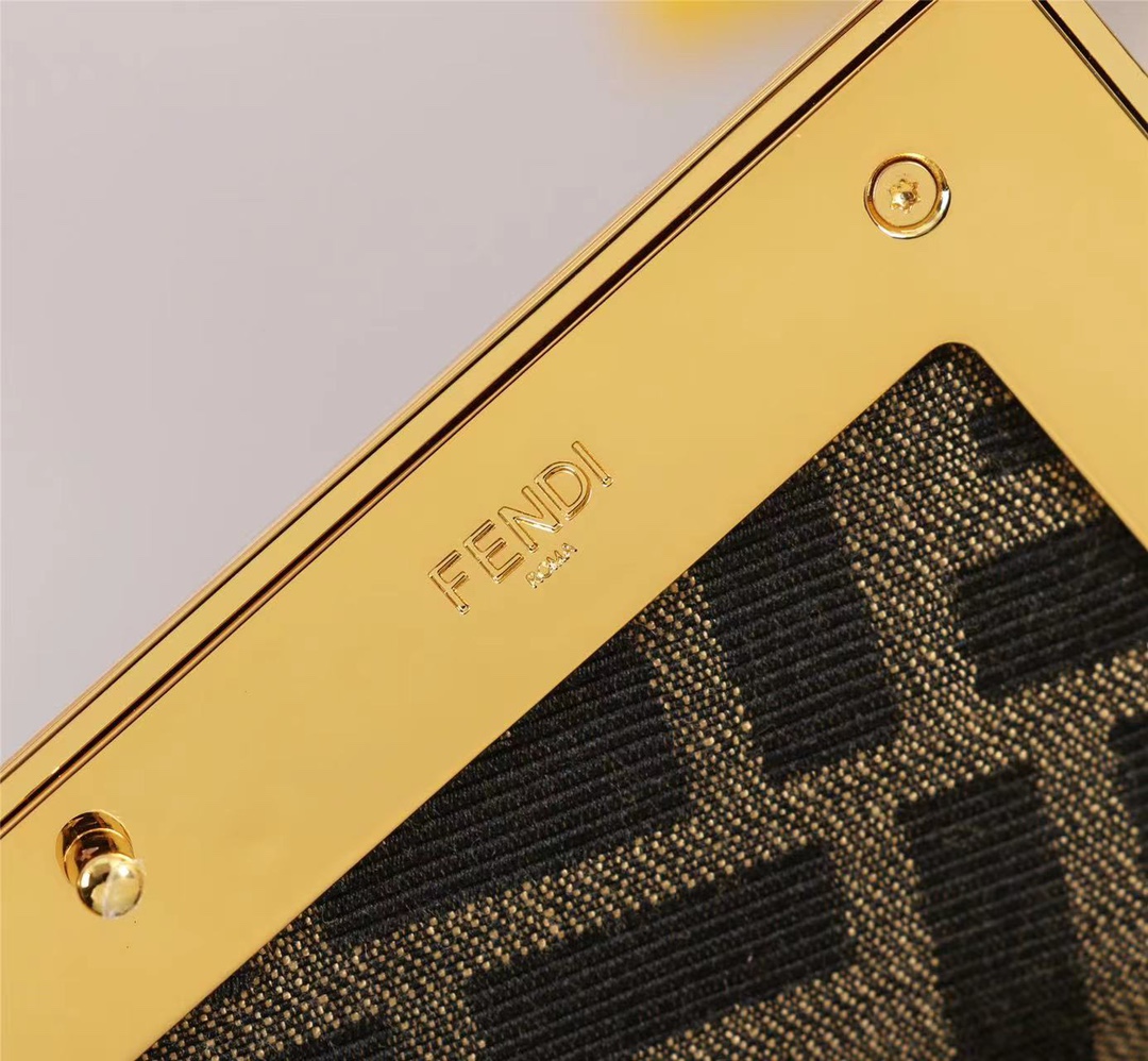 TOP FENDI  First Sparkling beads Gold