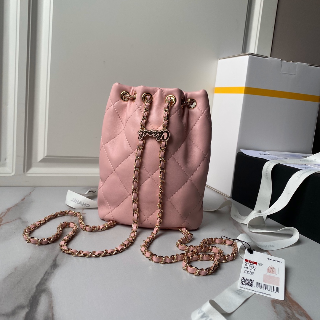 TOP CHANEL Bucket Bag 22×17×7.5cm - 4 Color&GHW