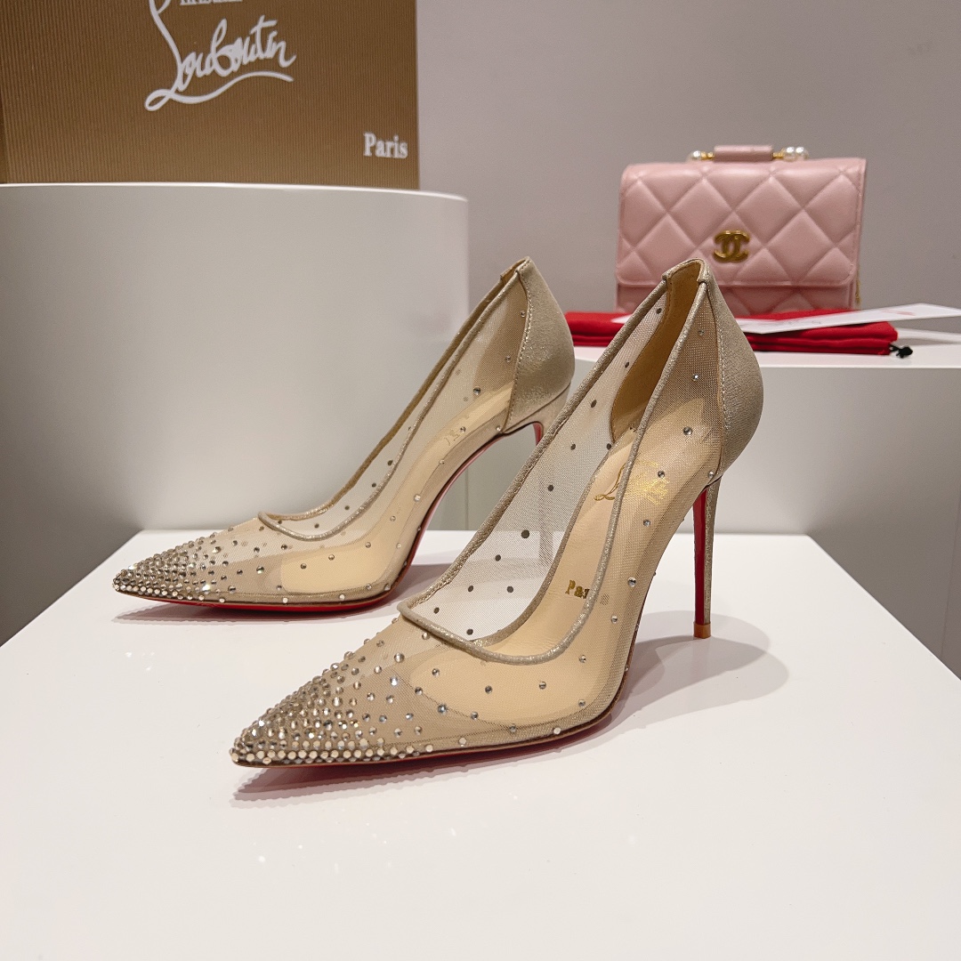 Christian Louboutin Follies Strass(Replica)