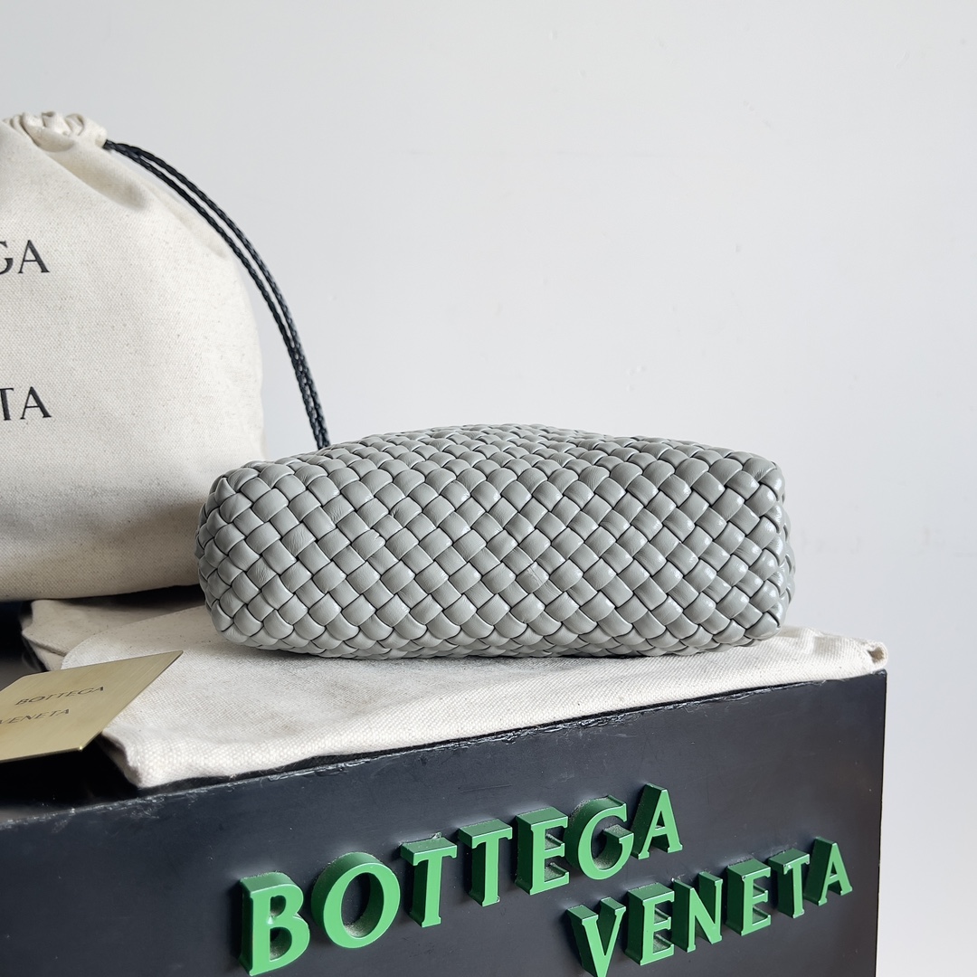 TOP Bottega Veneta BV Woven Handbag 20*15.5*7cm/27*18*9cm - Gray