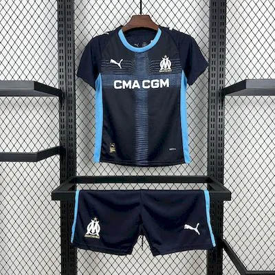2025/2026 Olympique de Marseille Away Football Shirt 1:1 Thai Quality Kids Size