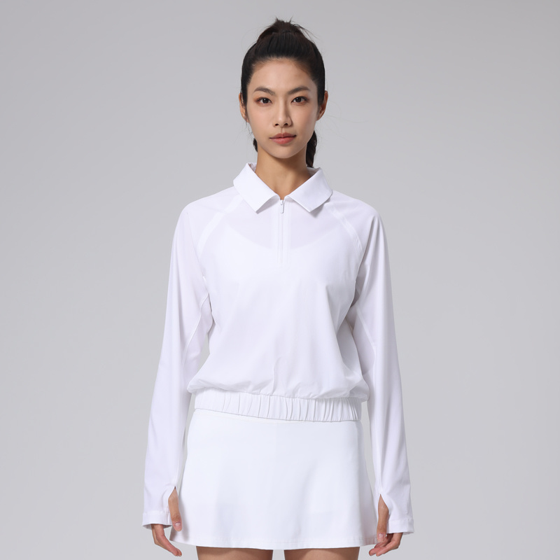 Womens Tennis 1/4 Zip Pullover