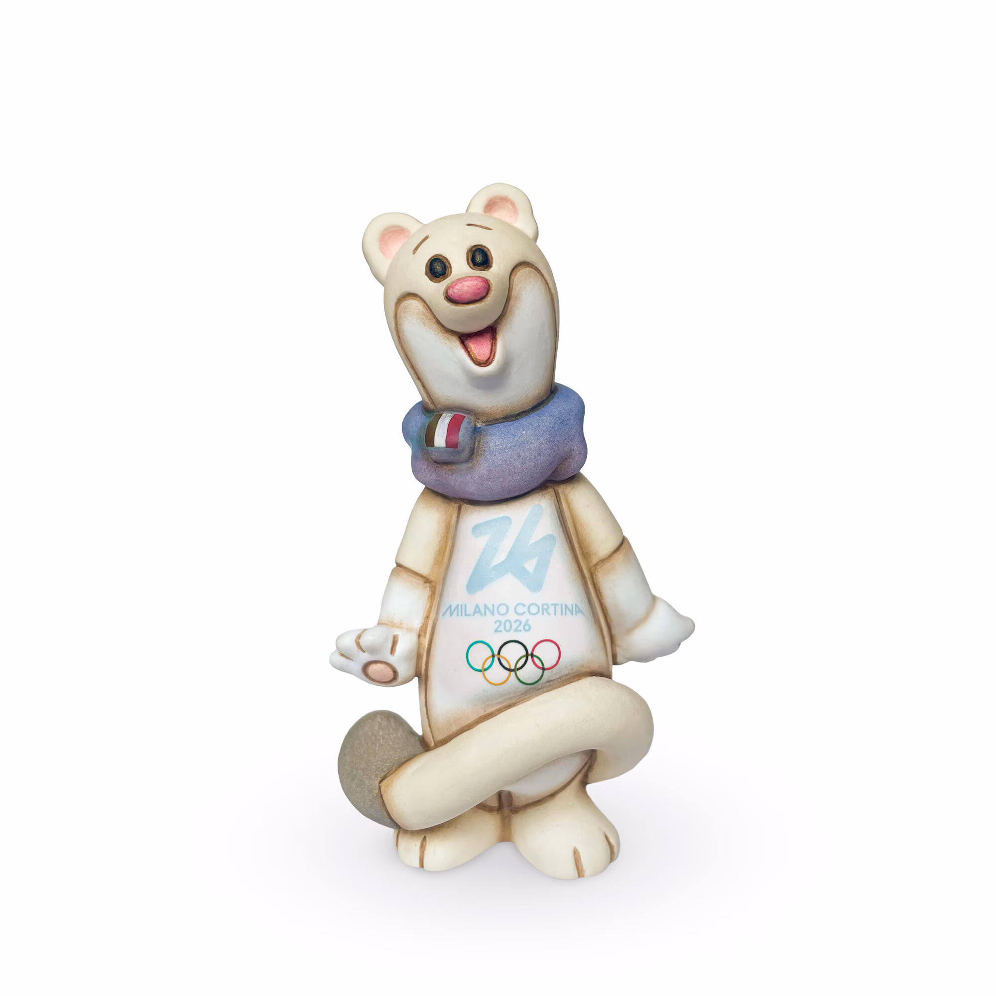 Milano Cortina 2026 Olympics Tina Mascot Ceramic Model