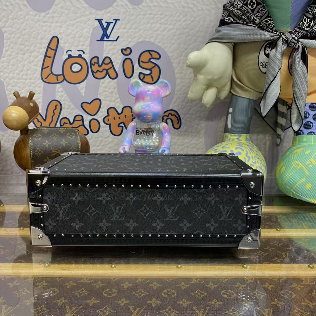 TOP Louis Vuitton LV Watch Box - Black