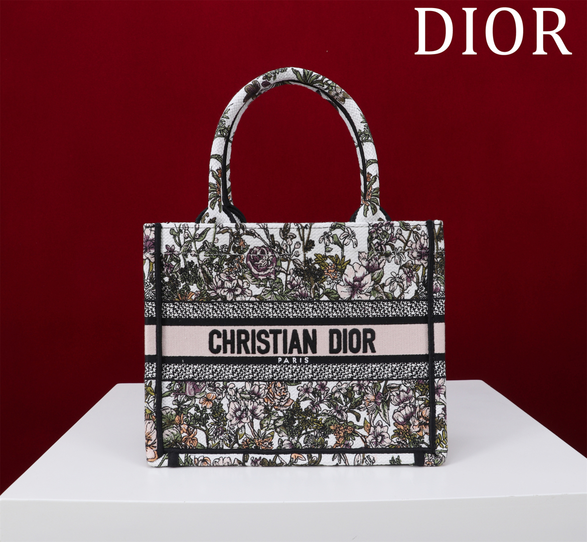 TOP Christian Dior  Book Tote Bag - 3 Sizes -Pink