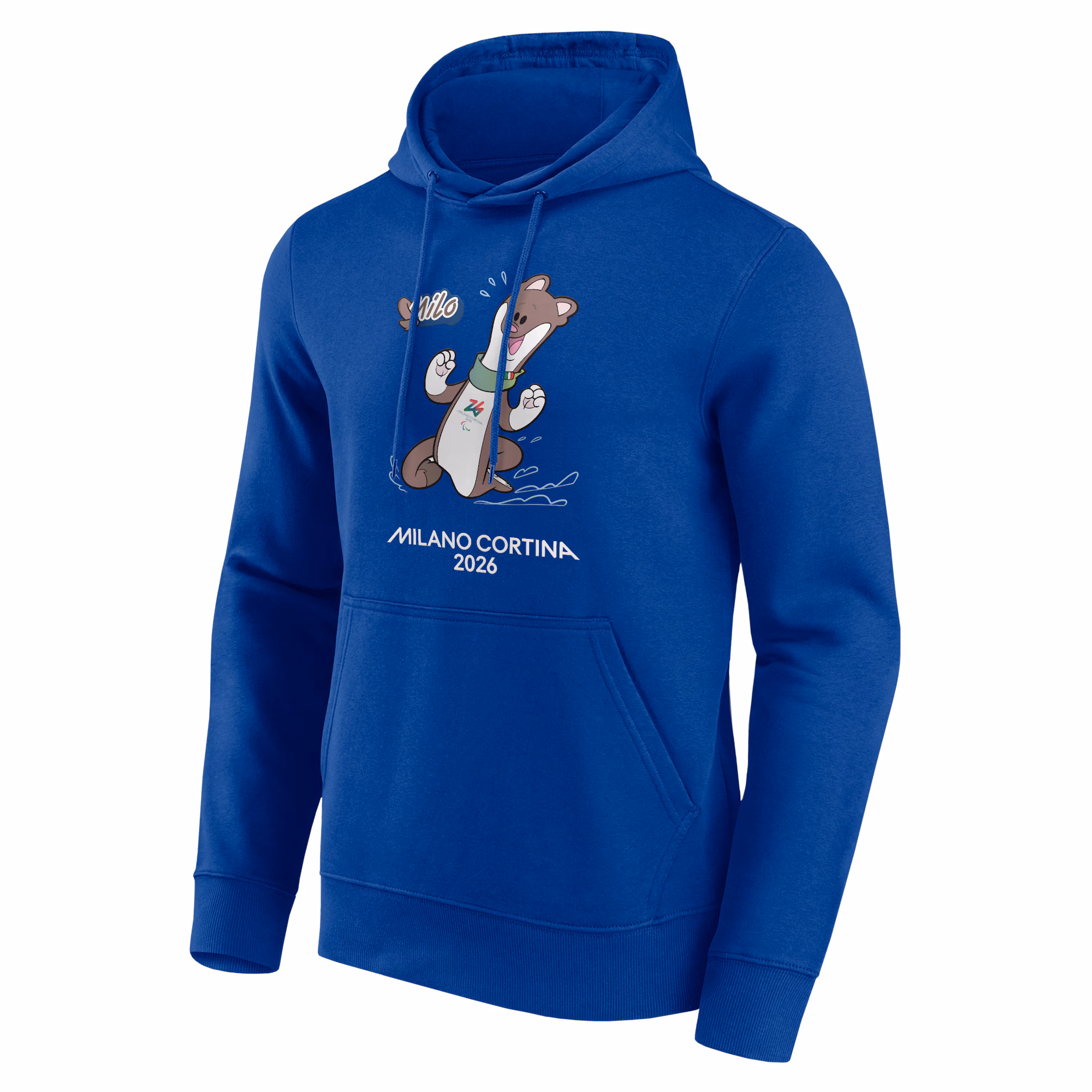 Milano Cortina 2026 Paralympics Mascotte Graphic Hoodie - Blue