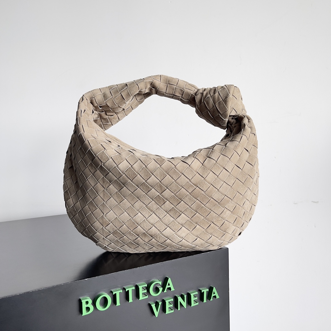 TOP Bottega Veneta BV Jodie Bag Teen 36x21x13cm - Taupe Brown