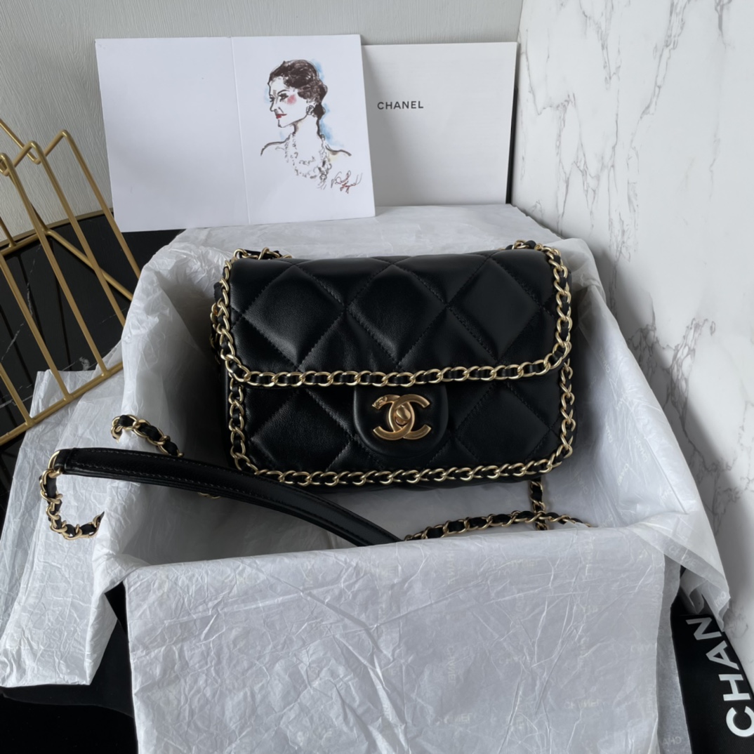 TOP CHANEL Flap Bag 21*13*6.5cm -  2 Colors