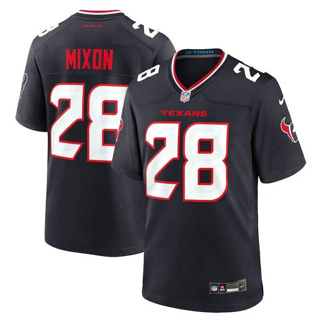 Joe Mixon 28 Houston Texans Game Men Jersey - Navy