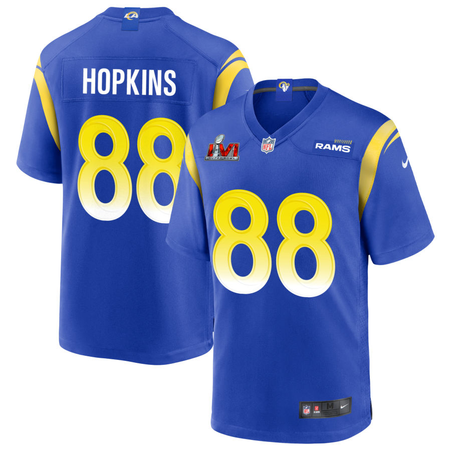 Brycen Hopkins Los Angeles Rams  Super Bowl LVI Game Jersey - Royal