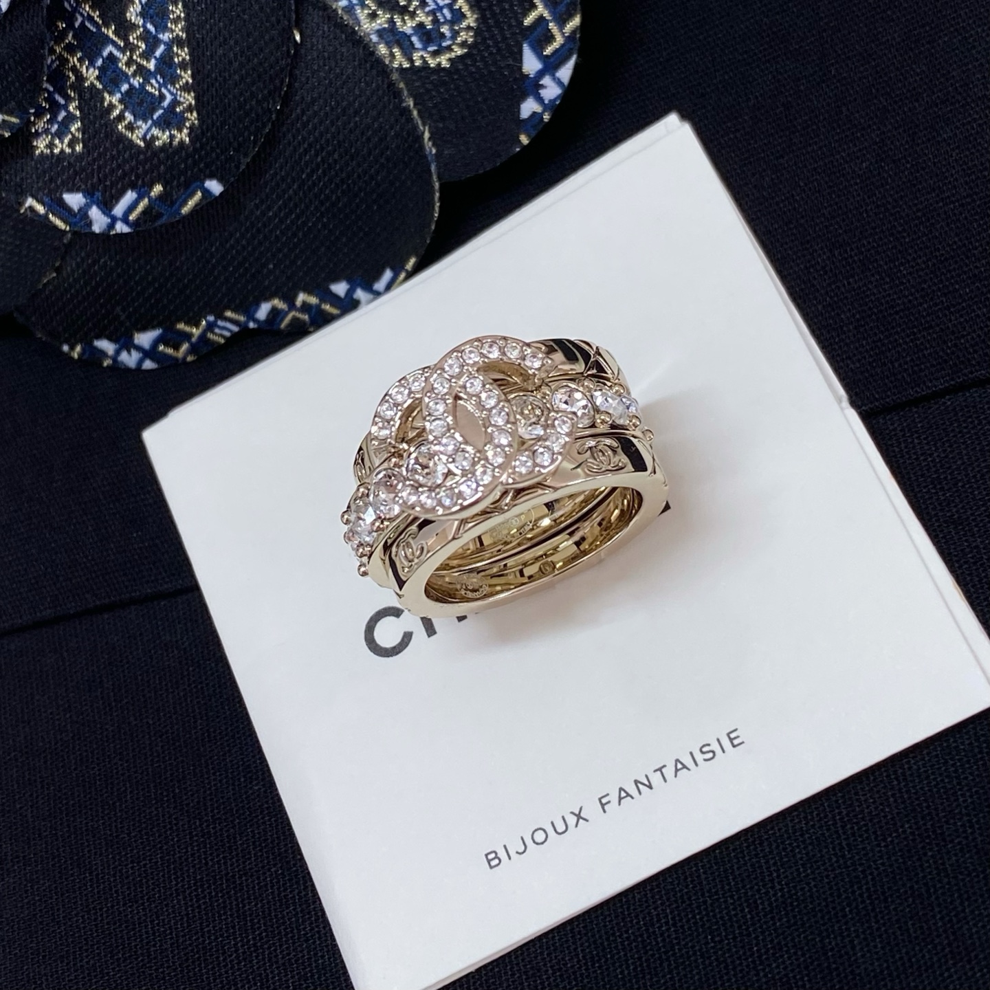 TOP CHANEL Ring Set - Gold