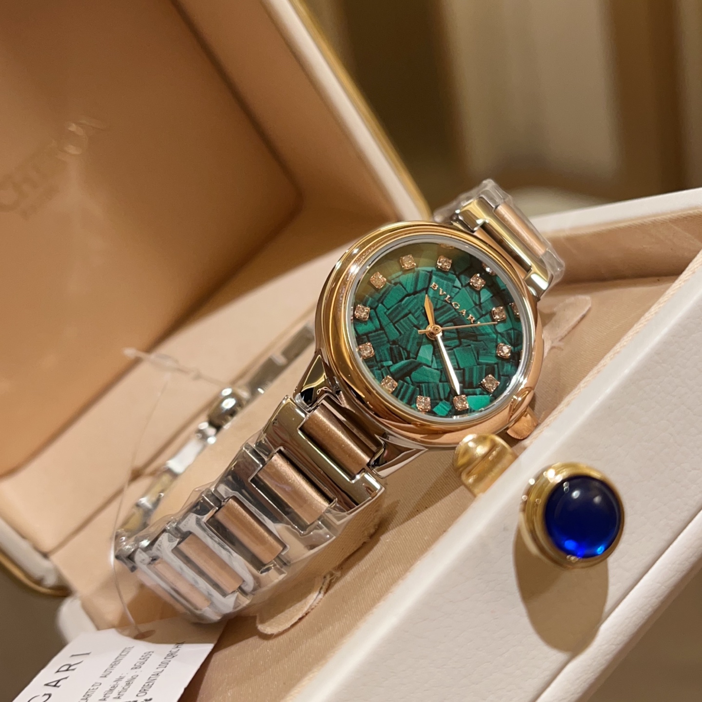 TOP BVLGARI Lvcea Watch 30mm - Green