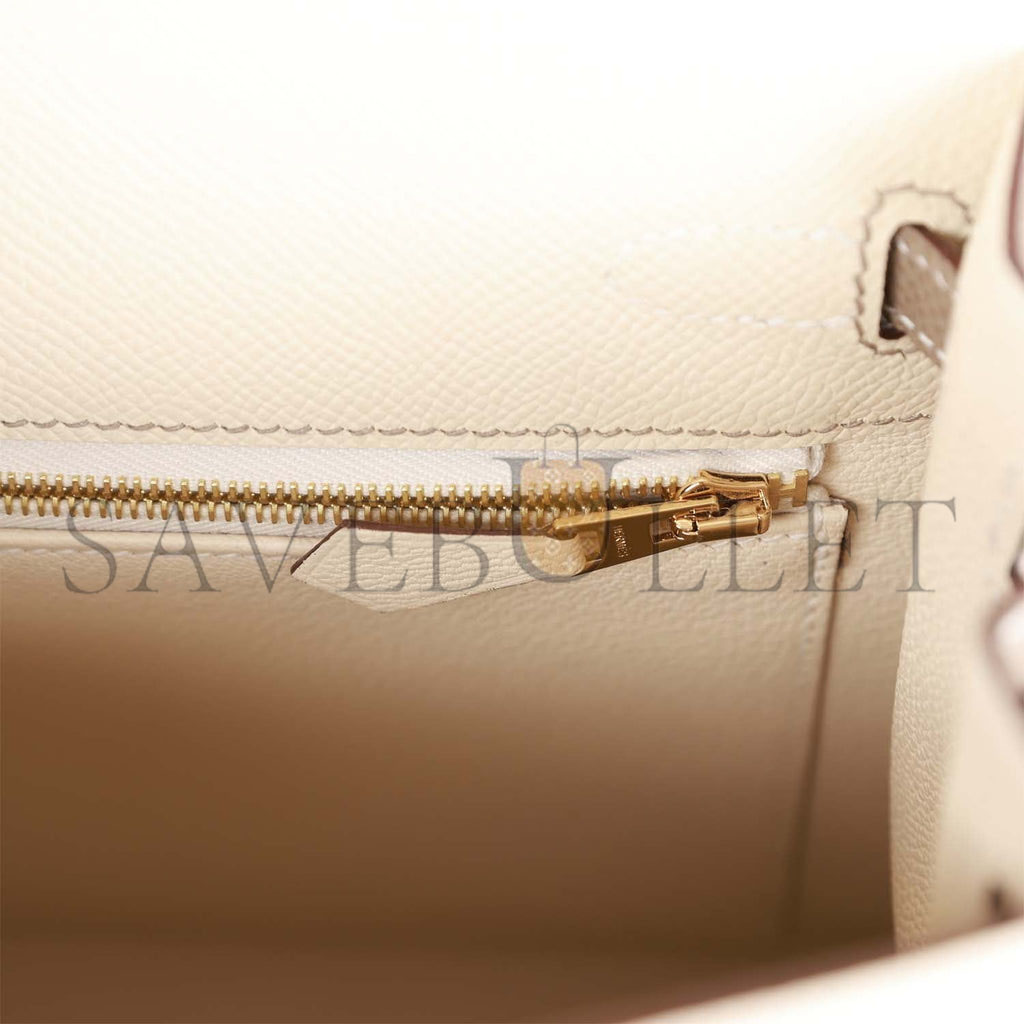 HERMES MASTER KELLY 25 EPSOM BRUSHED GOLD HARDWARE (25*17*7cm)