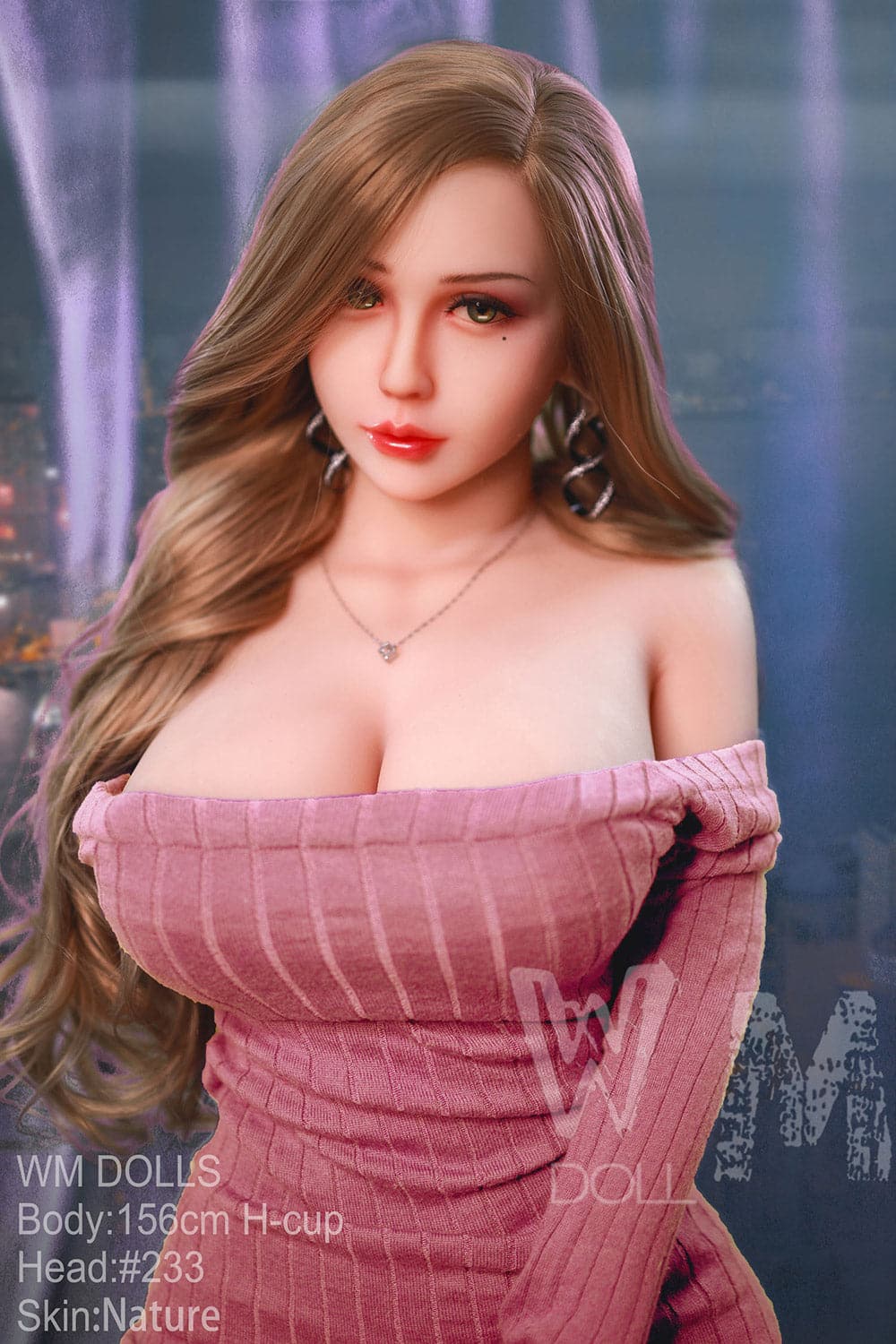 156cm/5ft1 H-Cup Thick Most Realistic Sex Doll with #233 Head
