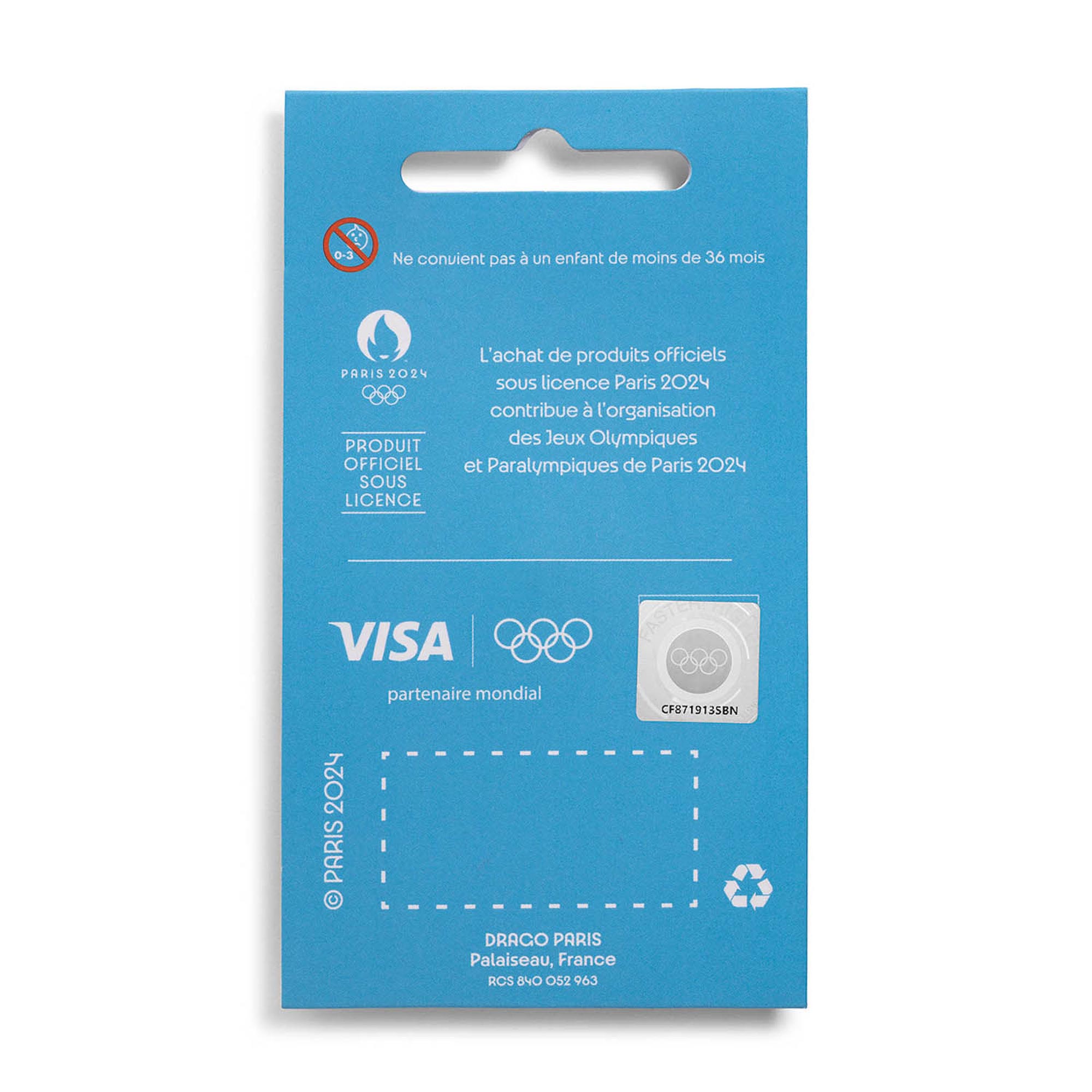 Paris 2024 Olympics City Street Sign Pin Badge