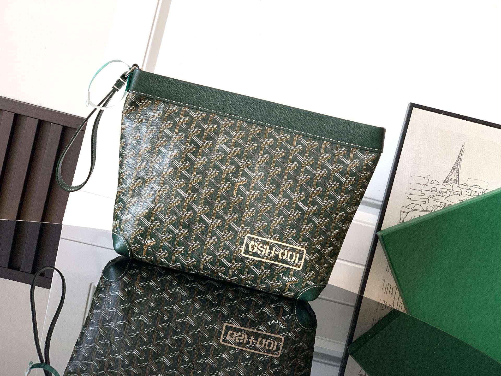 TOP Goyard Conti Bag 24x6.5x22 cm - Green