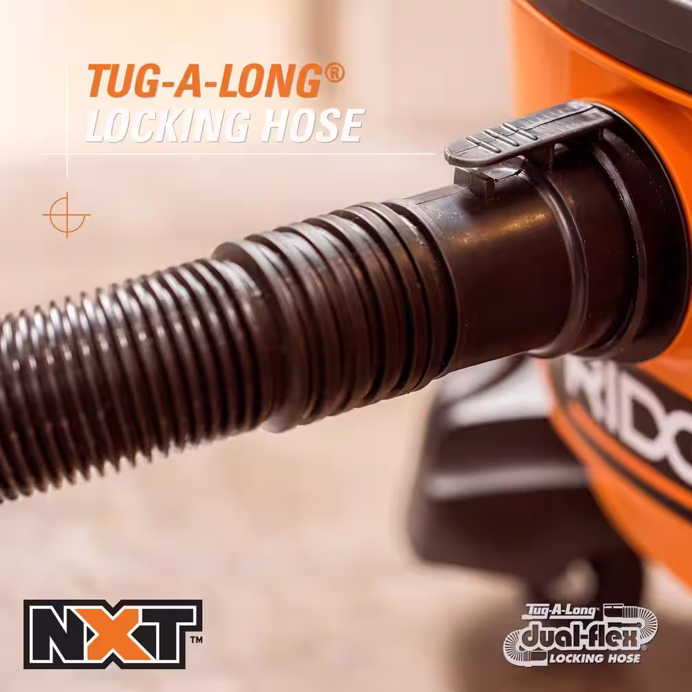 1-7/8 in. x 14 ft. Locking Vacuum Hose Accessory Shop Vac Attachment for RIDGID Wet Dry Vacuums
