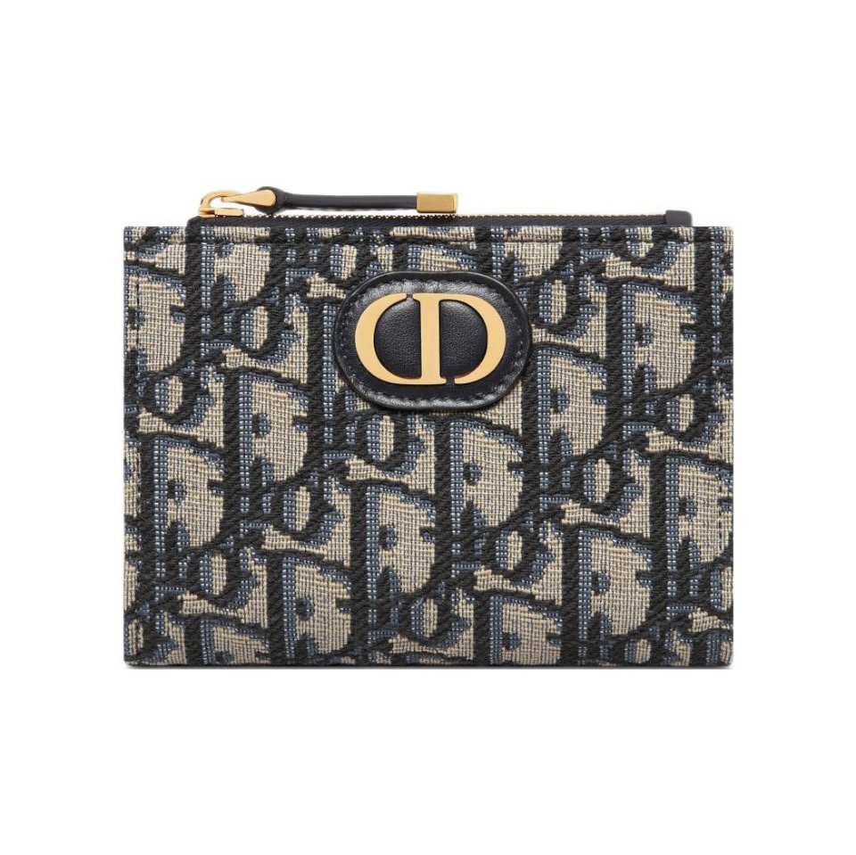 Dior 30 Montaigne Zipper Wallet(Replica)