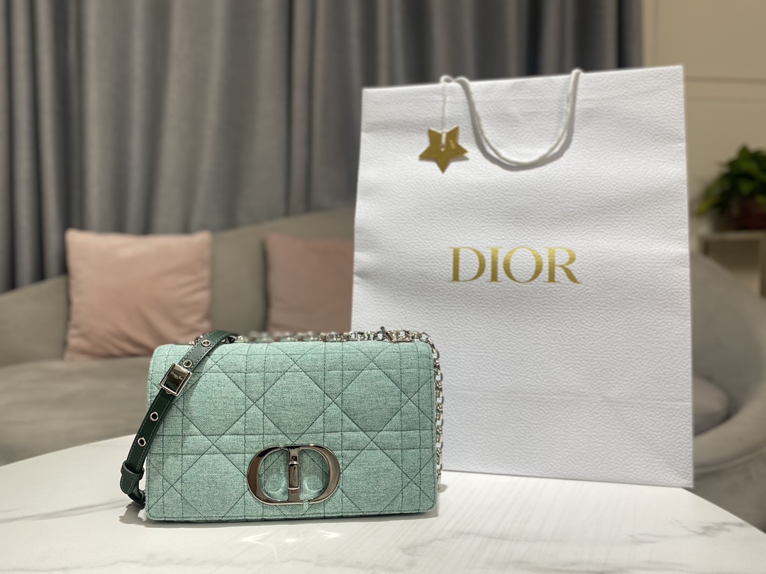 TOP Christian Dior Flax Caro Bag Mini 20×12×7CM - 2 Colors