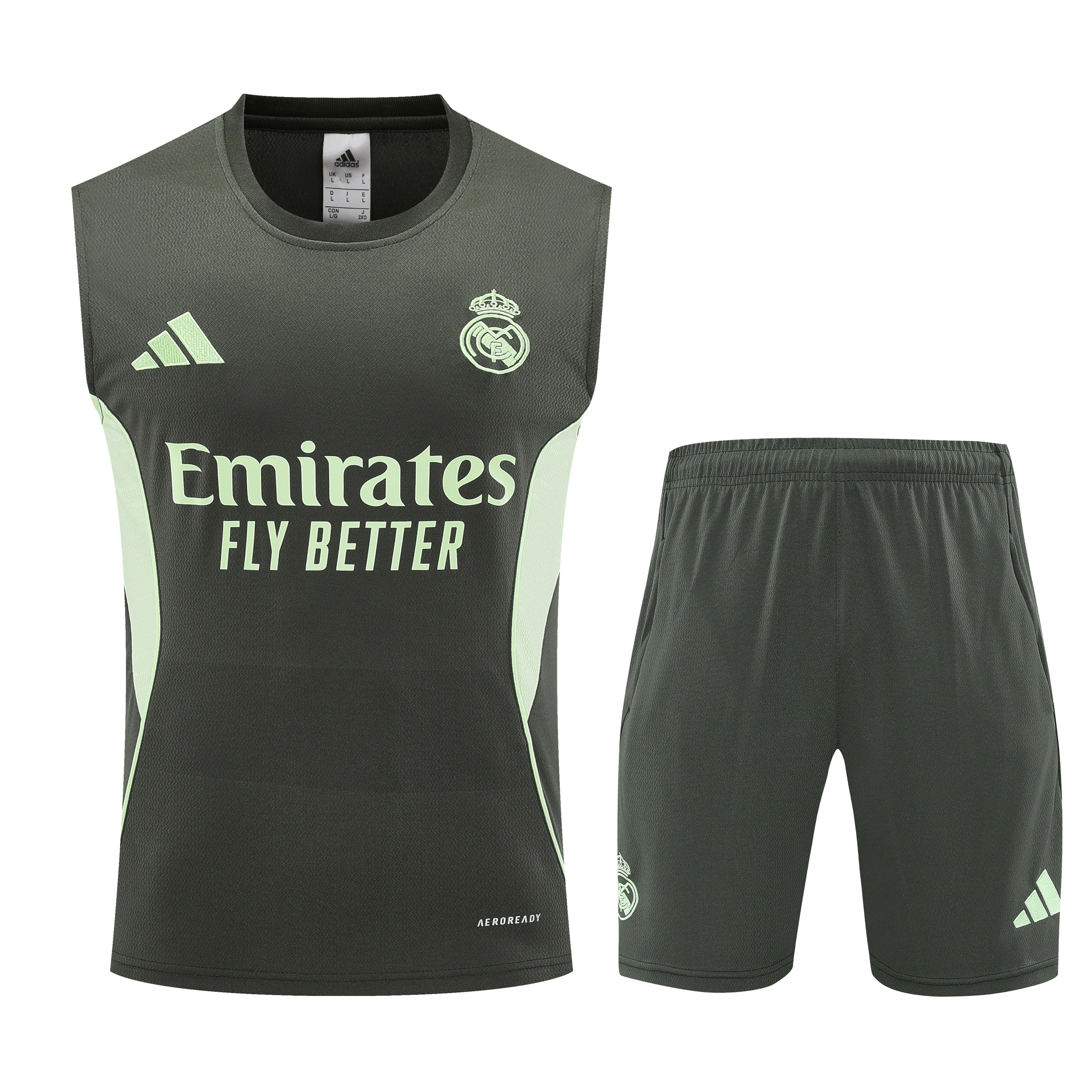 Real Madrid Pre-Match Training Vest Kits 25-26