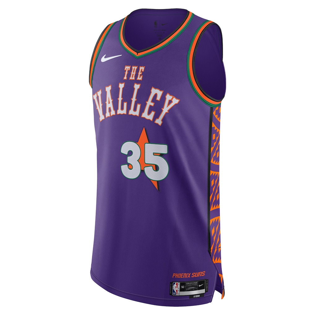 Men's Phoenix Suns Kevin Durant Purple 2024/25 Jersey - City Edition