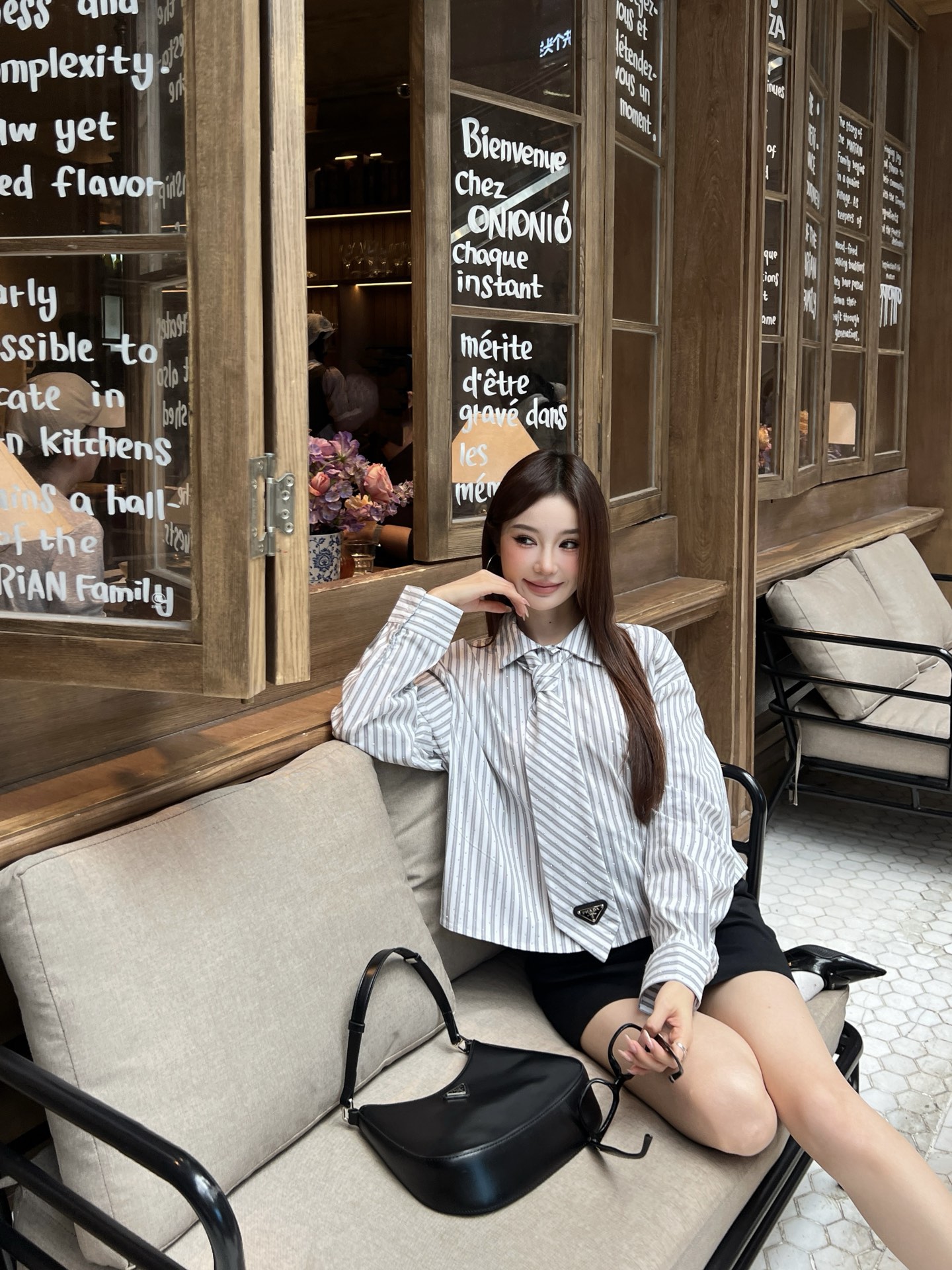 TOP PRADA Shirt  - Blue
