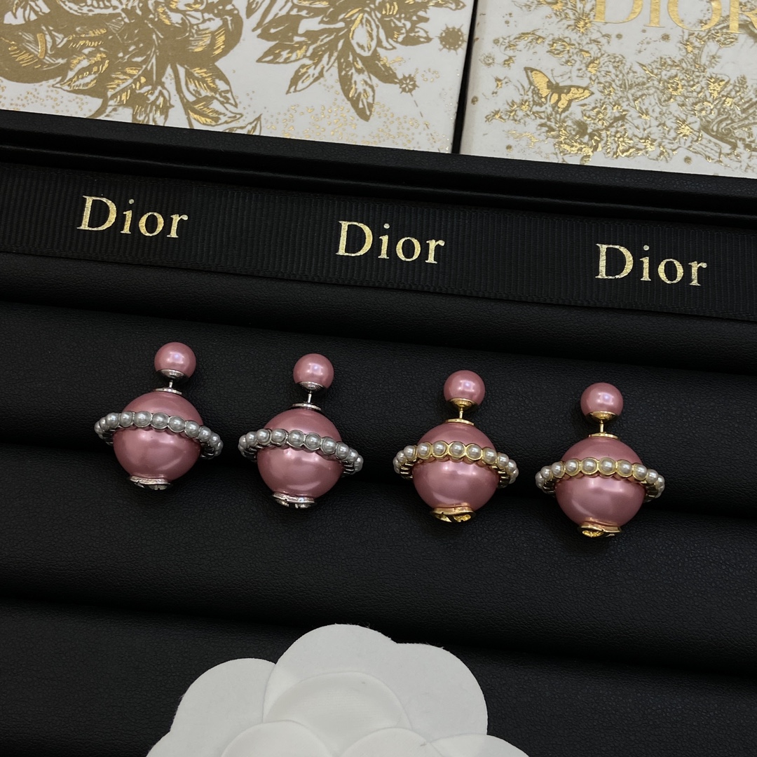TOP  Christian Dior Earrings-2 Colors