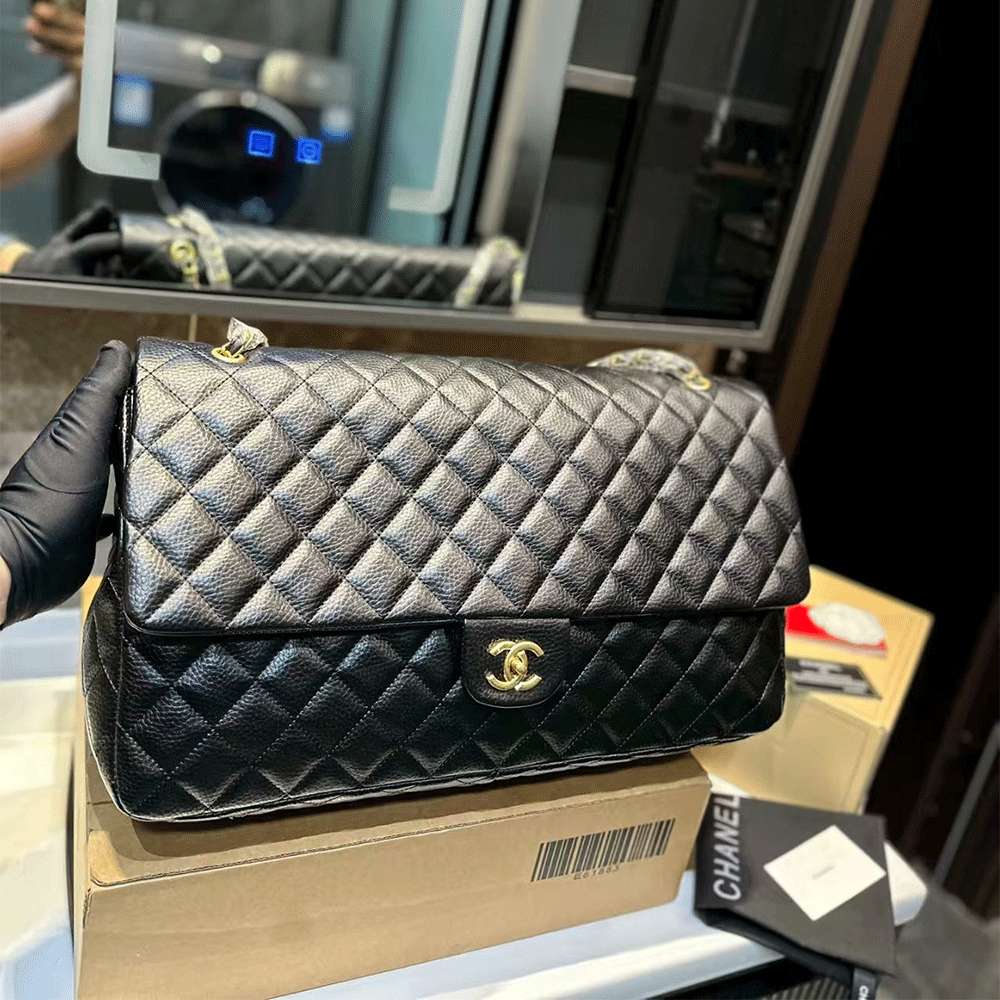Chanel CF Maxi Leather Handbag Shoulder Bag (Perfect Replica）