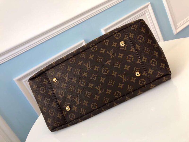TOP Louis Vuitton LV Monogram Empreinte Artsy MM 41 x 32 x 22 cm-Brown