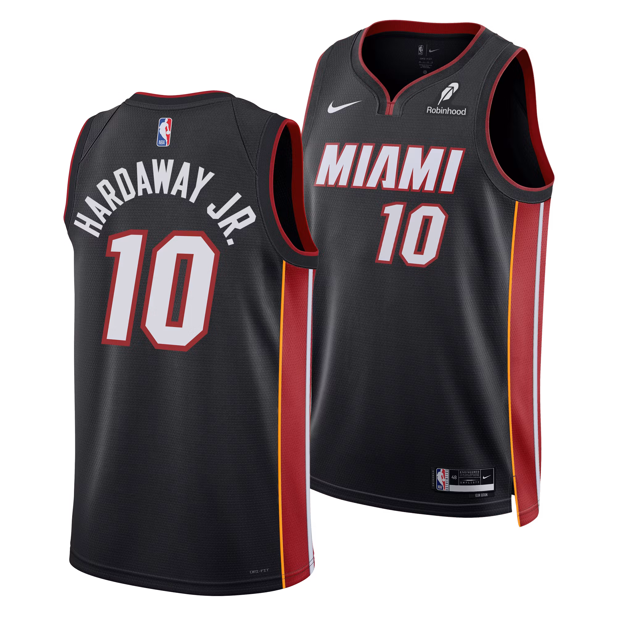 Miami Heat Tim Hardaway Jr. Black Jersey - Icon Edition